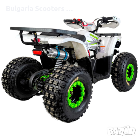 Бензиново ATV 150 кубика Demon Hunter - Green/White, снимка 3 - Мотоциклети и мототехника - 44775471