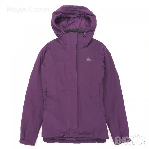 Adidas Climaproof Outdoor Оригинално Дамско Яке Трекинг Мембрана (M-L), снимка 2 - Якета - 38729963