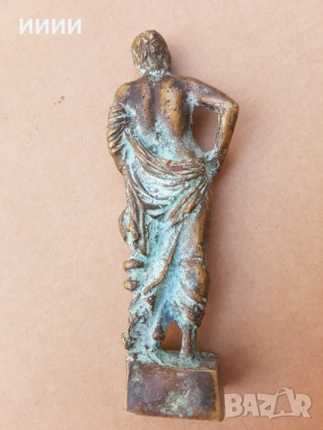 Бронзова пластика статуетка Асклепий , снимка 3 - Антикварни и старинни предмети - 53216931