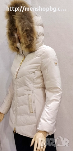 Дамско яке код 25 - екрю, снимка 2 - Якета - 51825131