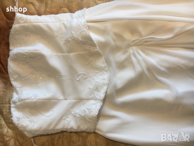 Булчинска рокля размер L, снимка 7 - Сватбени рокли - 29281847