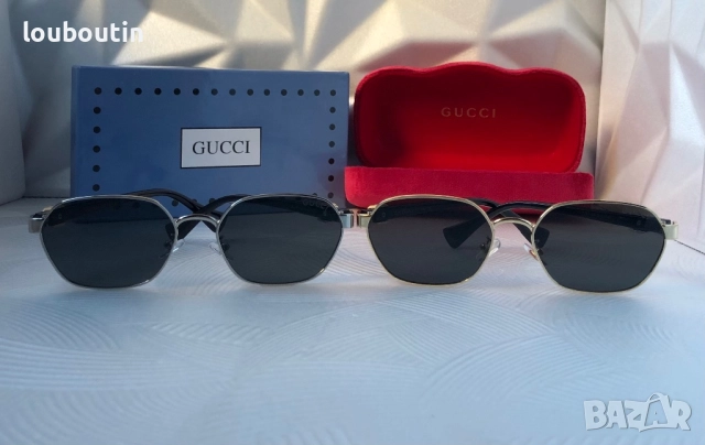 Дамски слънчеви очила Gucci 2025 2 цвята златни сребърни, снимка 18 - Слънчеви и диоптрични очила - 51703926