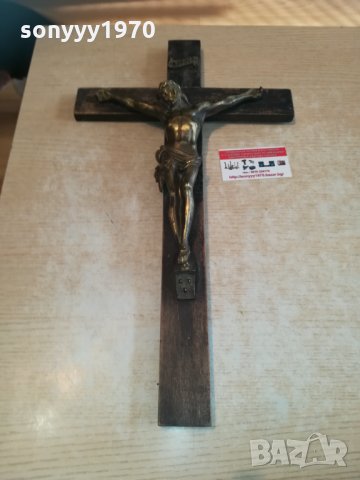 поръчан-масивен кръст с христос 53х30см 2301211616, снимка 11 - Колекции - 31528465