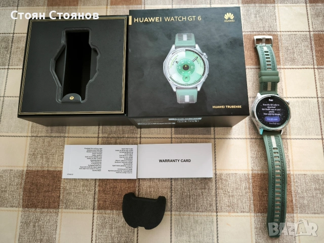 Смарт часовник Huawei watch GT6 Green , снимка 2 - Мъжки - 54213954