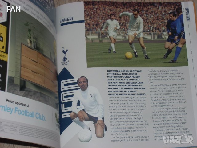 Оригинални футболни програми на БЪРНЛИ срещу ЛИВЪРПУЛ 2016 и ТОТНЪМ ХОТСПЪР 2020 г., снимка 12 - Фен артикули - 29988207