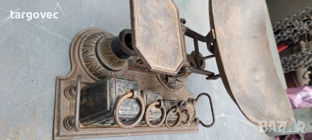 уникален старинен кантар, снимка 3 - Антикварни и старинни предмети - 52034769