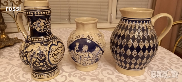 Vintage. Нови. GERZIT W.Germany. Керамични кани 1 л. и 1,5 л. Кана.