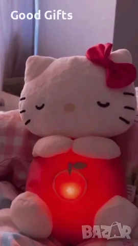 Дишаща Плюшена играчка Hello Kitty Котенце, Плюшена играчка за сън, снимка 10 - Плюшени играчки - 48423435