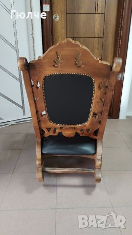 Барокови люлеещ стол, снимка 6 - Дивани и мека мебел - 39749701