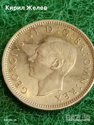 Четири монети 6 пенса 1948г. Великобритания Крал Джордж пети за КОЛЕКЦИЯ 53336, снимка 7 - Нумизматика и бонистика - 53148121