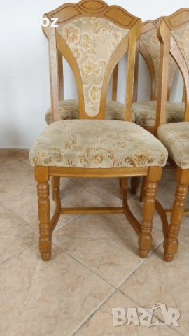 Столове масив ретро-6 бр.№044, снимка 5 - Столове - 51843576