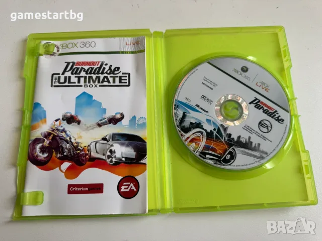 Burnout Paradise The Ultimate Box за Xbox 360/Xbox one, снимка 3 - Игри за Xbox - 56096259