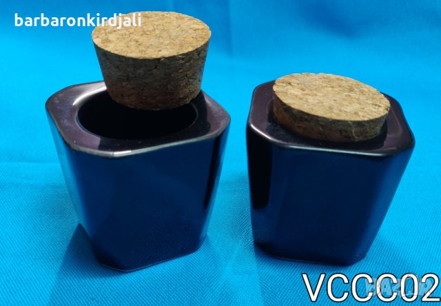 📢 Шише за съхранение керамика черно