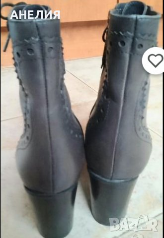 Боти кожени дамски, снимка 2 - Дамски боти - 39155732