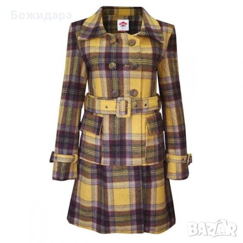 Подарете систил и есенна визия с  вълненото дамско палто Lee Coope, снимка 1 - Палта, манта - 30540774