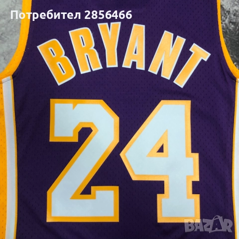 Мъжки потник Mitchell&Ness LA Lakers Kobe Bryant season 2008-09 размер XXL, снимка 6 - Тениски - 52024032