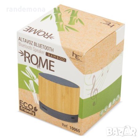 Блутут колонка BAMBOO ROME , снимка 3 - Bluetooth тонколони - 42122591