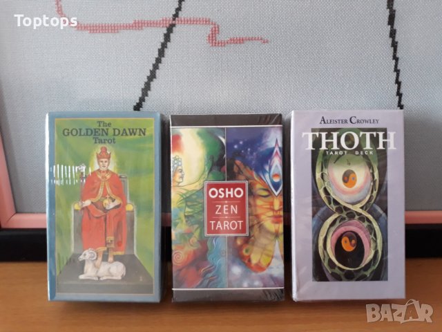 Уникални таро карти: Osho Zen Tarot & Thoth Tarot & Golden Dawn Tarot в  Карти за игра в гр. София - ID34166777 — Bazar.bg