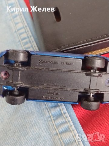 Метална количка LEXUS MADE IN CHINA рядка за КОЛЕКЦИЯ ДЕКОРАЦИЯ 24327, снимка 7 - Колекции - 40719399