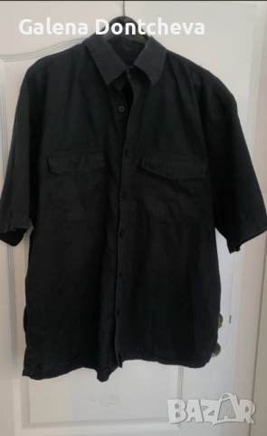 Подарявам мъжки ризи с къс ръкав голям размер, снимка 3 - Ризи - 54066841