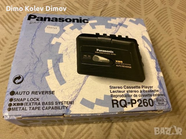 Panasonic RQ P260 уокмен, Walkman. Като Нов пълен комлект!, снимка 1 - Радиокасетофони, транзистори - 42102192