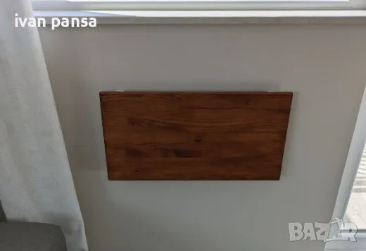 Сгъваема маса стенна дърво масив - Айви мебел, снимка 5 - Маси - 50016506