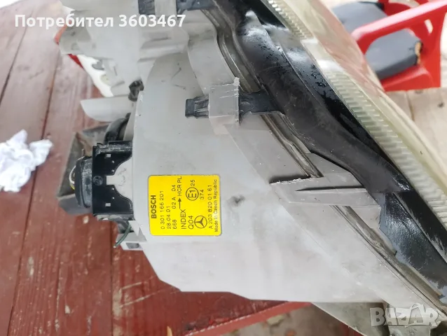 Фар за Mercedes-Benz C-Class (W203)., снимка 2 - Части - 56530723