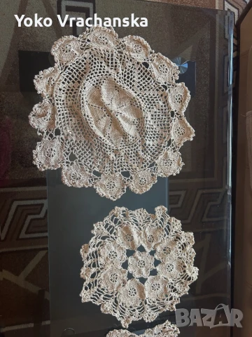 Изящество ръчно плетиво за декорация, снимка 2 - Декорация за дома - 50756840
