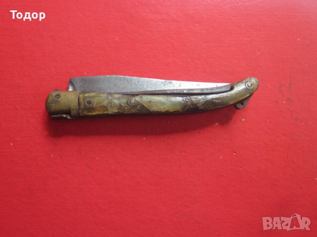 Страхотен френски нож Лагоиоле 19 век сойка , снимка 5 - Ножове - 38159741