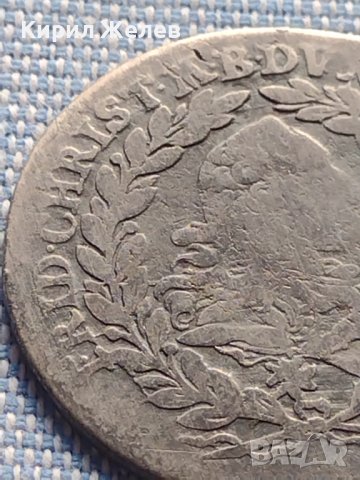 Сребърна монета 20 кройцера 1765г. Фридрих Кристиян Бранденбург Байраут 29765, снимка 3 - Нумизматика и бонистика - 42871823