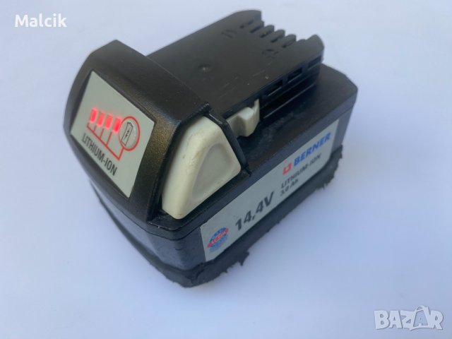Батерия Бернер 14.4волта 3.0амперчаса с индикатор