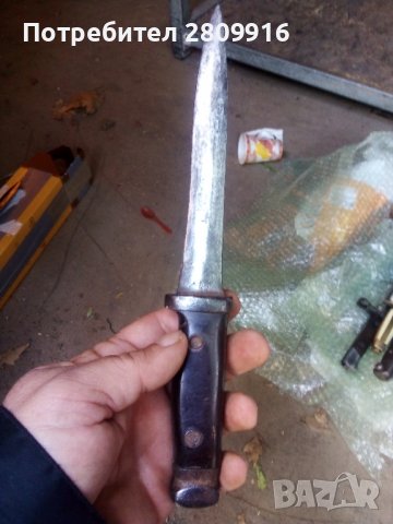 Стар окопен нож, снимка 3 - Антикварни и старинни предмети - 38074089