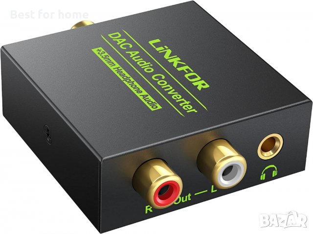 Аудио конвертор ​linkfor DAC ULK002, снимка 3 - Ресийвъри, усилватели, смесителни пултове - 37314050