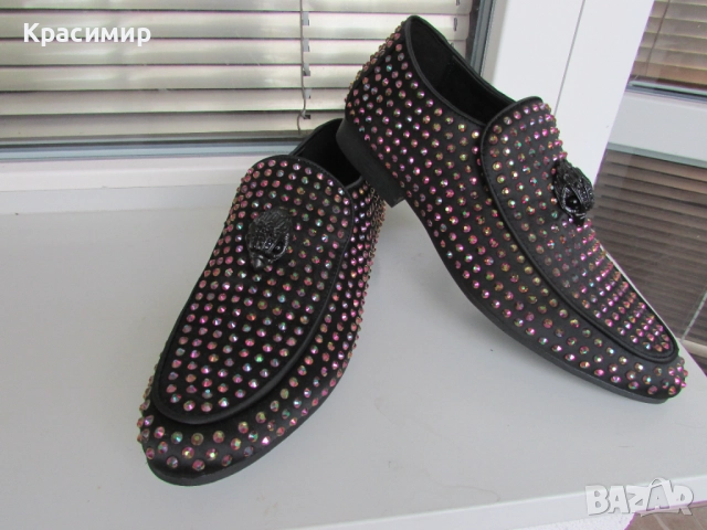 Мъжки обувки с камъни Kurt Geiger, снимка 8 - Официални обувки - 52530726