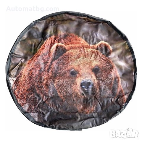 Калъф за резервна гума Automat, За джип, А-3, Еко кожа, 15-16 цола