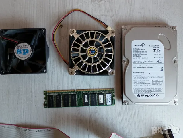 Компютърни компоненти - HDD 160Gb, DVD-ROM , RAM , cables, снимка 4 - Други - 56489087