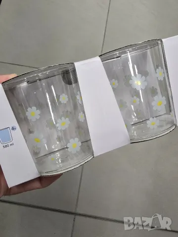 стъклени чаши 380 мл, снимка 2 - Чаши - 49392299