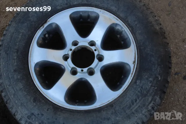 Алуминиеви Джанти с гуми за опел фронтера Б 6Х139 16 Opel Frontera B  4 броя джипови гуми на 5600 км, снимка 6 - Части - 47501285