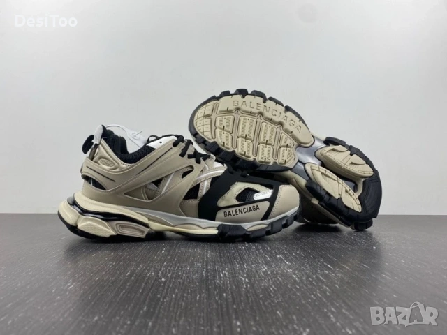 Balenciaga Track Sneaker "Beige/Black", снимка 7 - Маратонки - 54358857