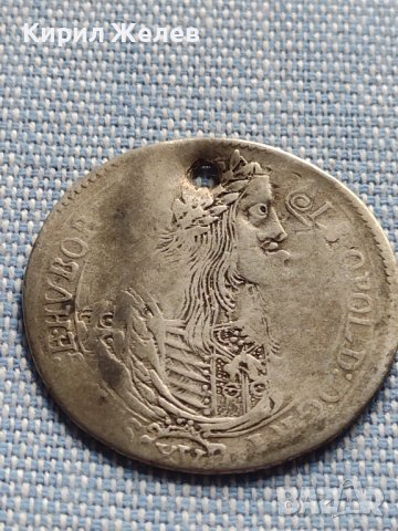 Сребърна монета 15 кройцера 1662г. Леополд първи Кремниц Унгария 12230, снимка 5 - Нумизматика и бонистика - 42900643