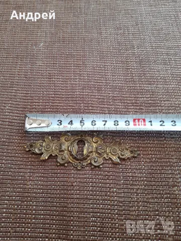 Стар обков за ключалка,брава #13, снимка 2 - Други ценни предмети - 47991694