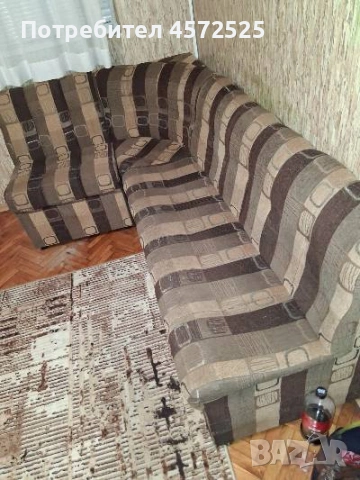 Ъглов разтегателен диван, снимка 2 - Дивани и мека мебел - 54070215