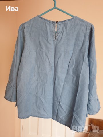 Дамска блуза с модерен широк ръкав на Only, снимка 2 - Блузи с дълъг ръкав и пуловери - 37673396
