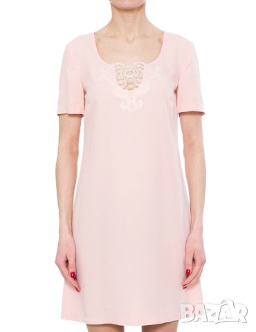 Нова PATRIZIA PEPE Light Blue Shirt Dress Дамска Рокля It 46 (BG L размер), снимка 8 - Рокли - 42655477