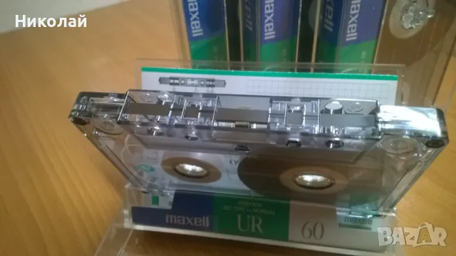 Аудио касети maxell UR 60 -2бр., снимка 3 - Аудио касети - 50054113