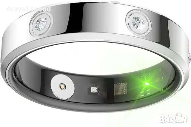 Елегантен смарт пръстен за активност, пулс, сън и спорт HR01SV10 Smart Ring