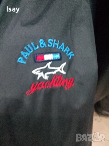 Мъжко пролетно есенно яке Паул Шарк в черен цвят 7ХЛ последен размер , снимка 8 - Якета - 52375603