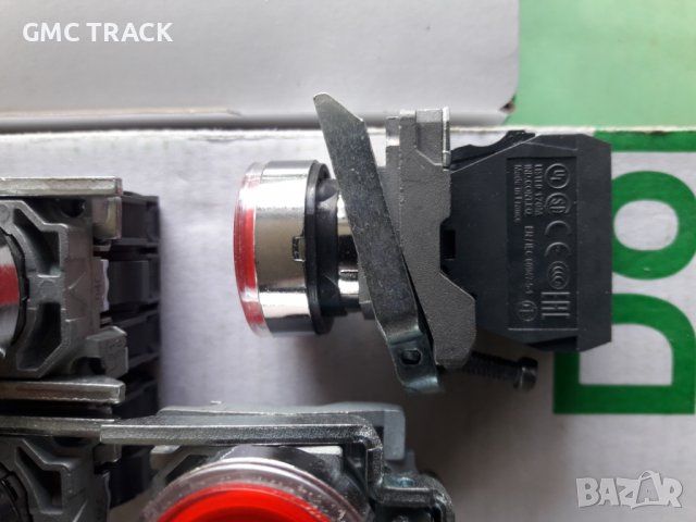 Светещ бутон стоп  за ел.табло Шнайдер, снимка 3 - Други машини и части - 37762374