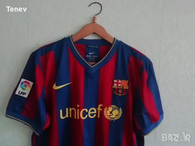 Barcelona Iniesta Nike 2009-2010 оригинална фланелка тениска Барселона Иниеста , снимка 5 - Тениски - 41659491