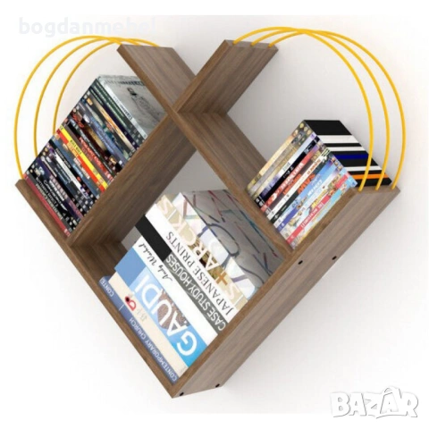 Етажерка Сърце, Дъб и Жълто